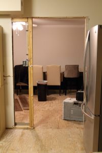 Mid-Demo: Kitchen + Dining Room Door