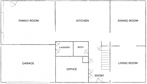 Original Floor Plan - Hampton House