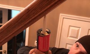 Inject baluster adhesive