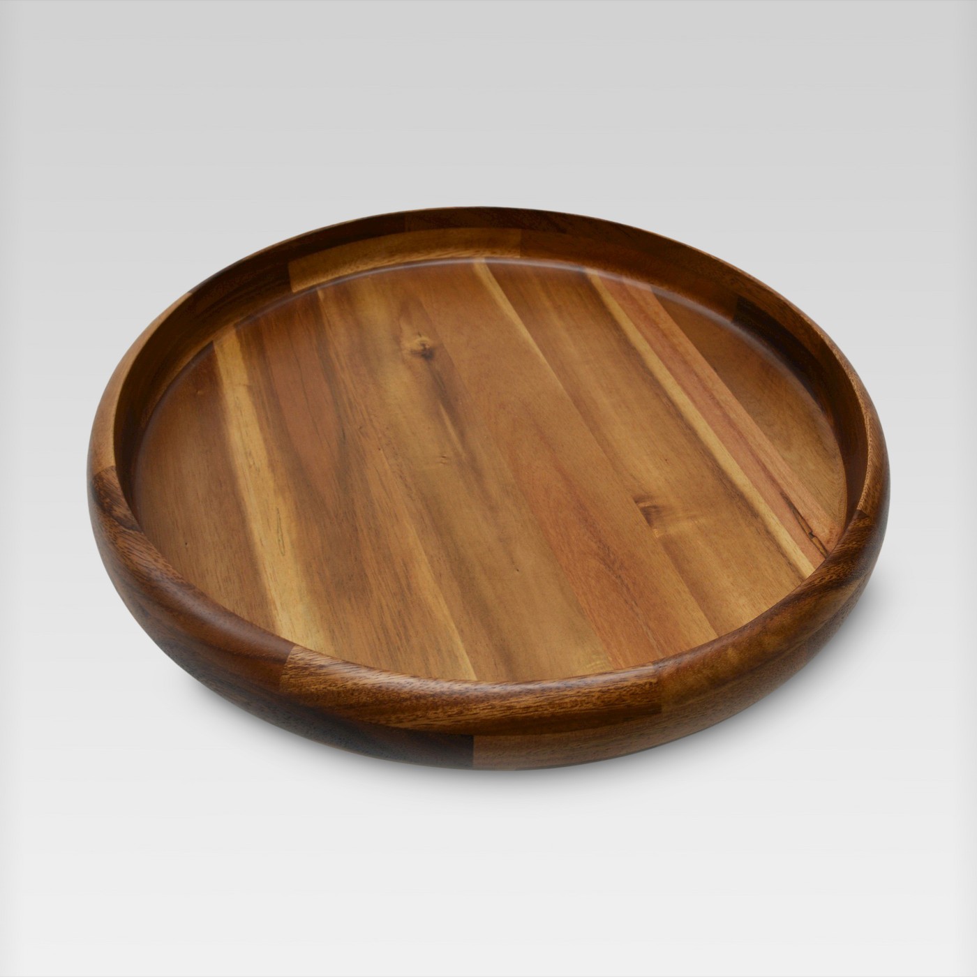 Round Natural Wood Platter