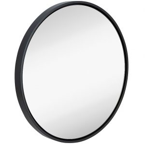 Black Round Mirror