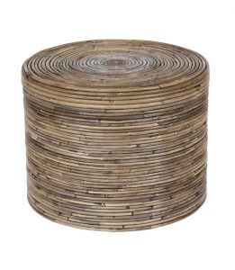 Maxine Teak Wood Pouf