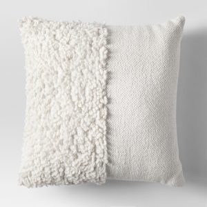 Solid Textured Throw Pillow
