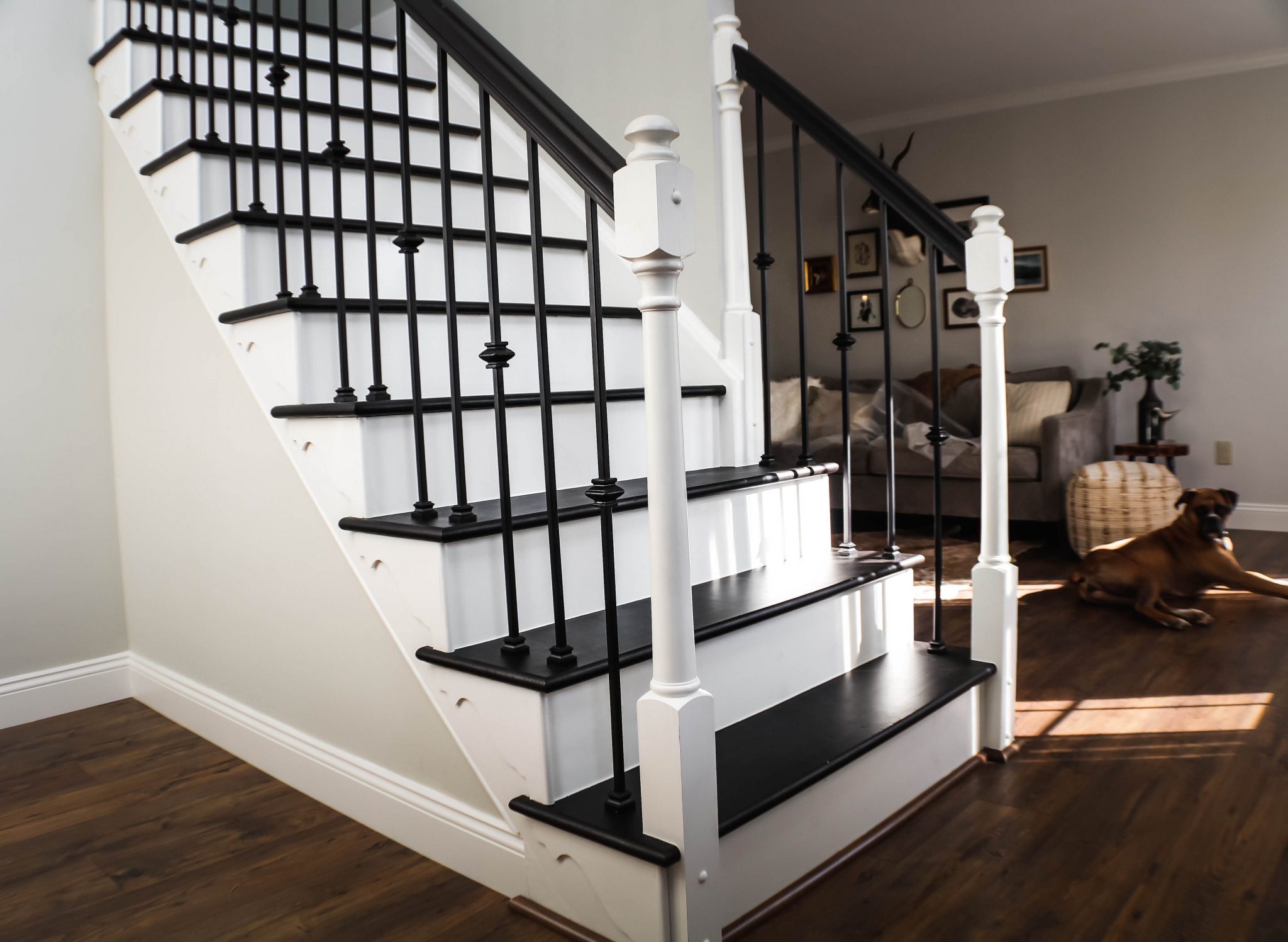 Painting Old Oak Staircase Black A Renovation Story