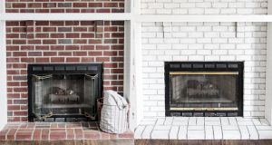 Fireplace - Before and After