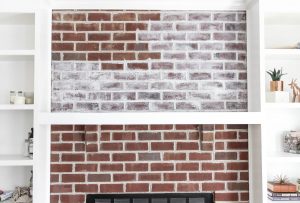 Progress: First round of whitewash...nope, I hate it ha.